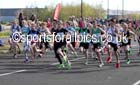 Under-13s start, Elswick Harriers Relays, Newburn. Photo: David T. Hewitson/Sports for All Pics
